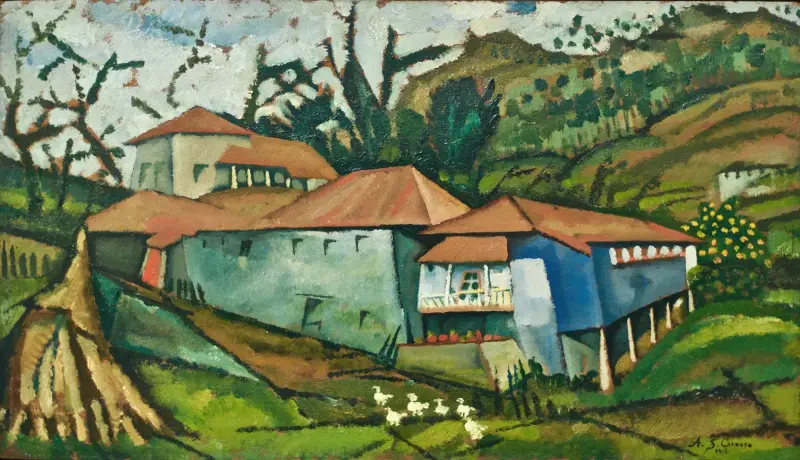 Kleines Haus am Fluss von Amadeo de Souza-Cardoso