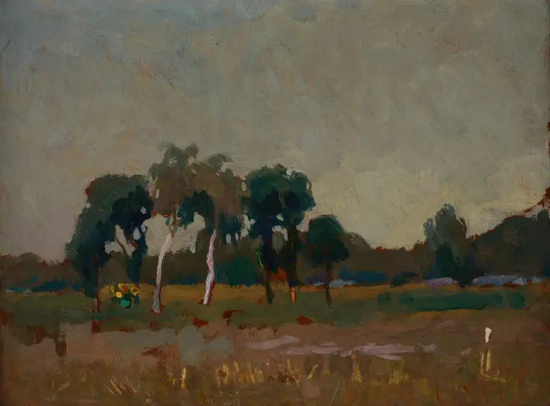 Stromy na louce, Jan Stanisławski