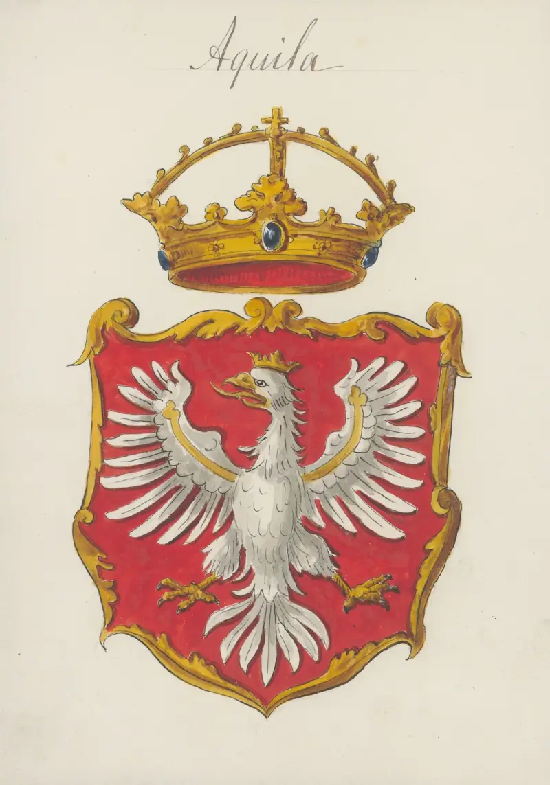 Arma Regni et baronum Poloniae ac M. D. Lithuaniae Pl.001 av Boleslaw Starzyński