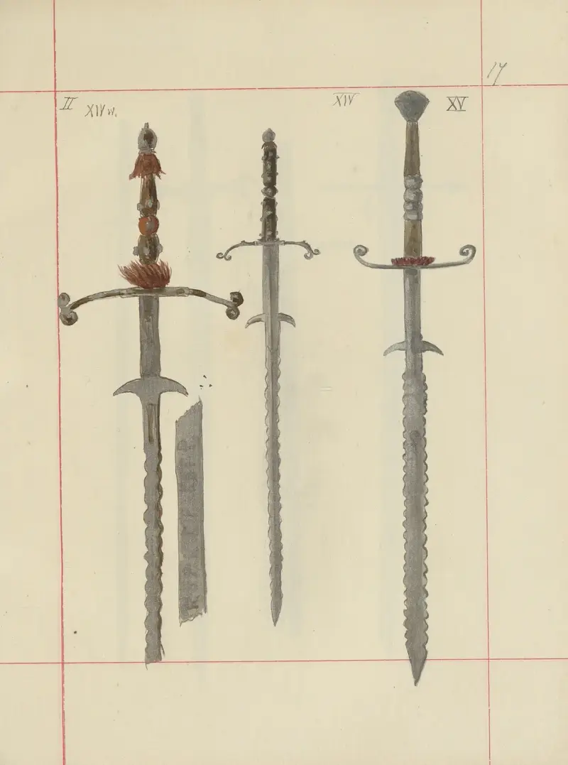 Angriffs- und Verteidigungswaffen in Polen. Bd. 1, Rüstungen und Ausrüstungsteile Taf.015 von Boleslaw Starzyński