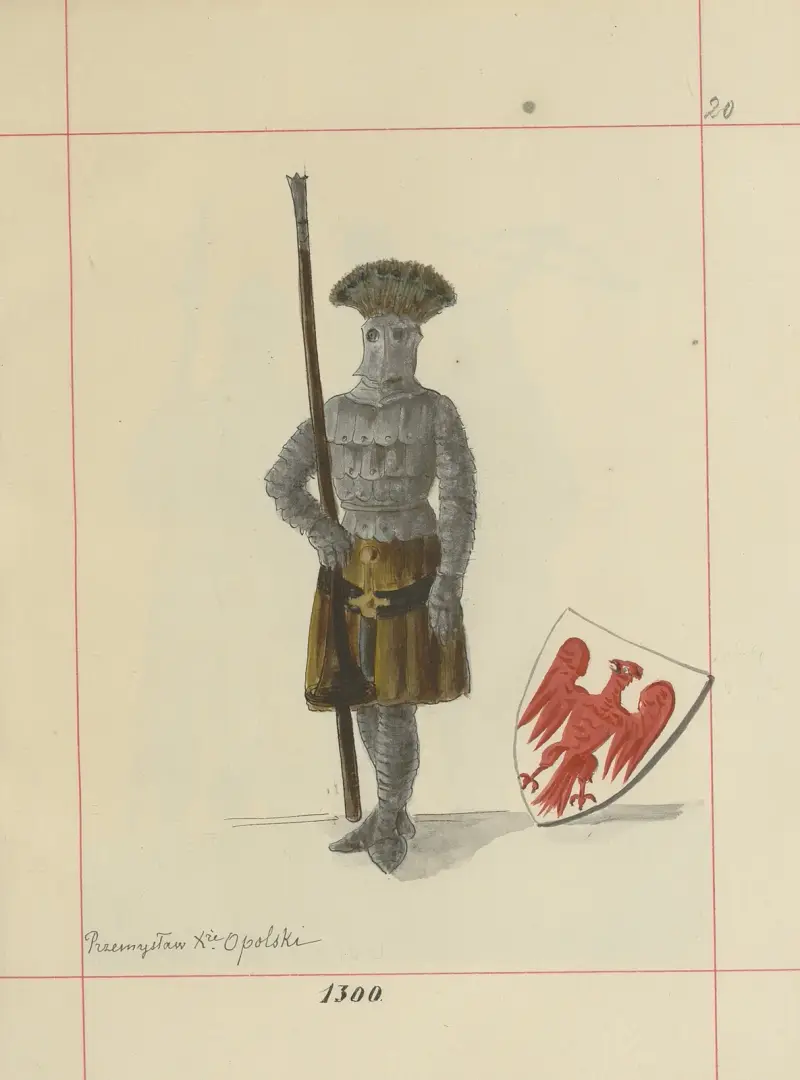 Angriffs- und Verteidigungswaffen in Polen. Bd. 1, Rüstungen und Waffenteile Pl.018 von Boleslaw Starzyński