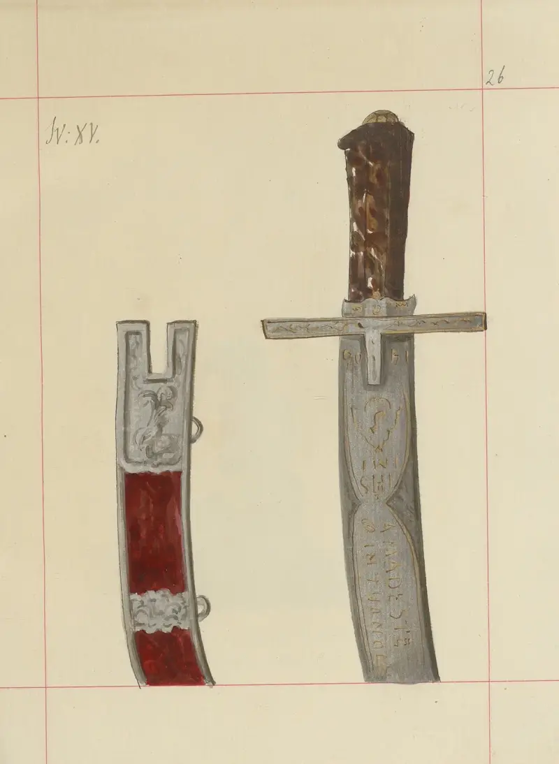 Offensive und defensive Waffen in Polen. Bd. 1, Rüstungen und Waffenteile Pl.023 von Boleslaw Starzyński