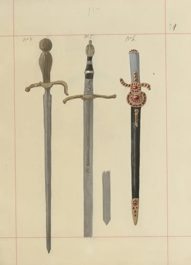 Offensiva och defensiva vapen i Polen. Vol. 1, Rustningar och vapendelar Pl.027 av Boleslaw Starzyński