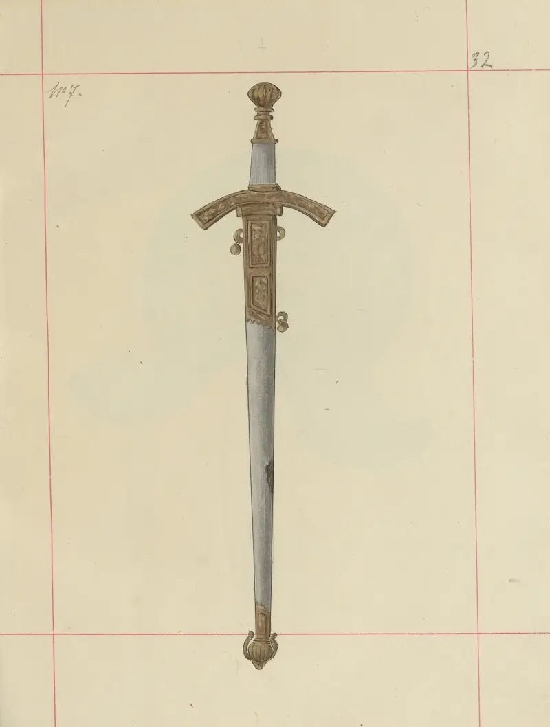 Angriffswaffen und Verteidigungswaffen in Polen. Bd. 1, Rüstungen und Ausrüstungsteile Pl.028 von Boleslaw Starzyński