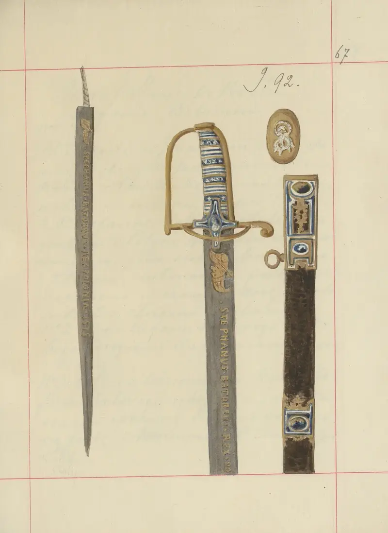 Vapen och rustningar i Polen. Vol. 1, Rustningar och vapendelar Pl.053 av Boleslaw Starzyński