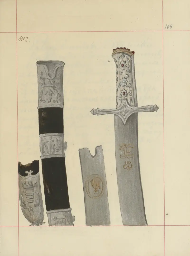 Angriffs- und Verteidigungswaffen in Polen. Bd. 1, Rüstungen und Teile der Bewaffnung Pl.078 von Boleslaw Starzyński