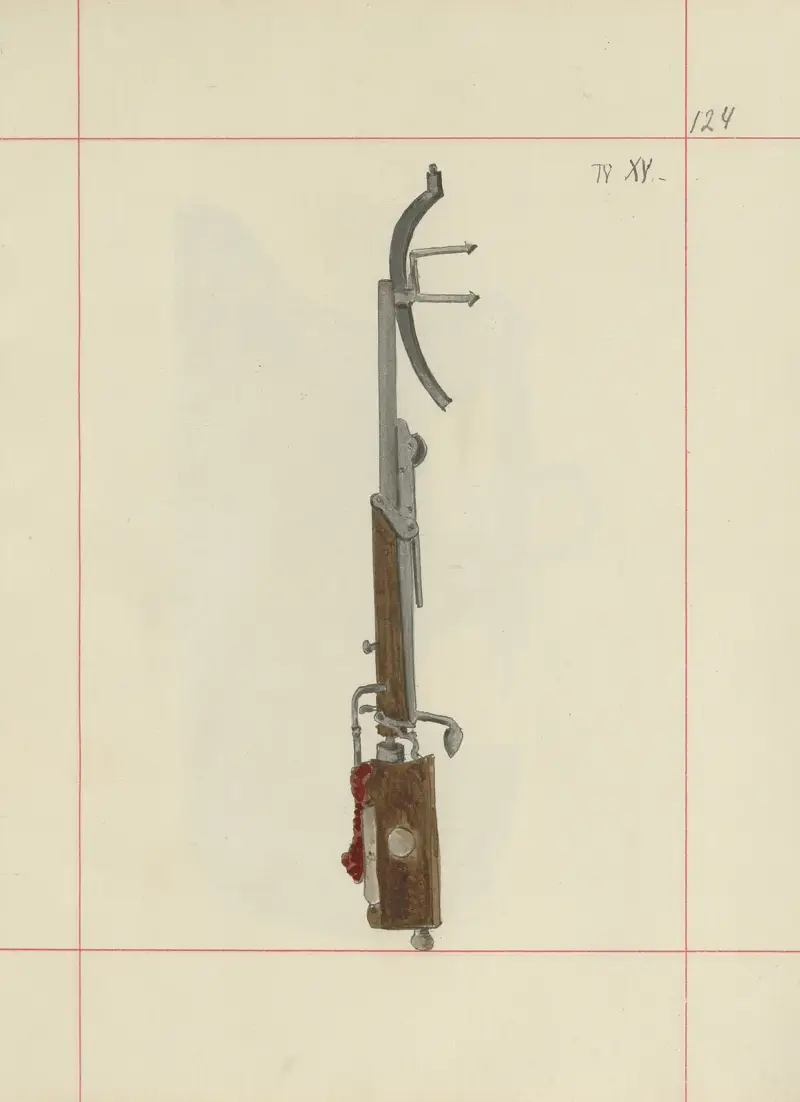 Angriffs- und Abwehrwaffen in Polen. Bd. 1, Rüstungen und Waffenteile Taf. 094 von Boleslaw Starzyński