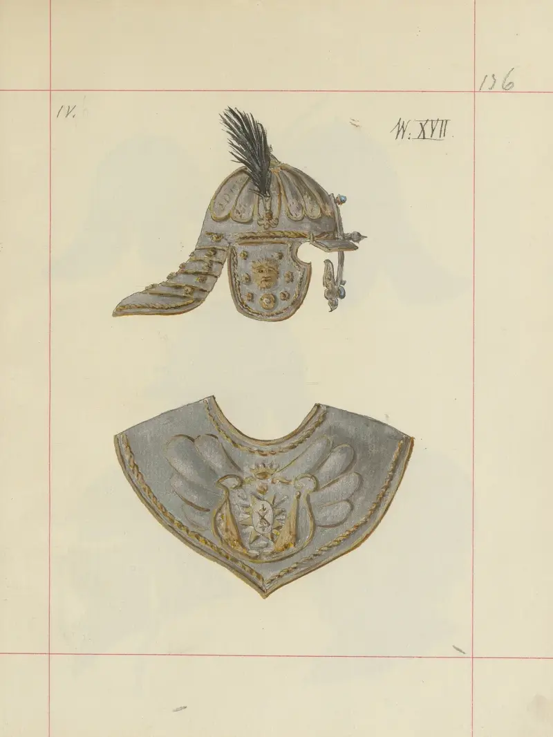 Angriffs- und Verteidigungswaffen in Polen. Bd. 1, Rüstungen und Ausrüstungsteile Taf. 103 von Boleslaw Starzyński