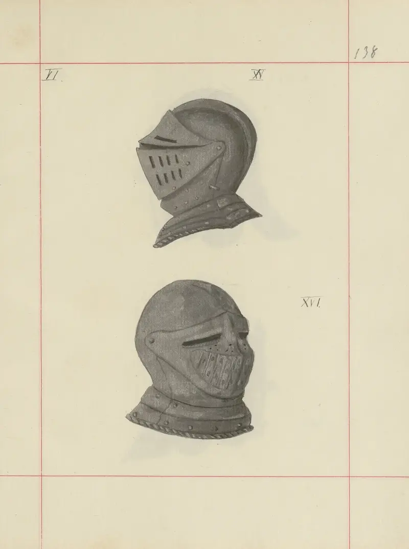 Offensiv- und Defensivwaffen in Polen. Bd. 1, Rüstungen und Waffenteile Pl.105 von Boleslaw Starzyński