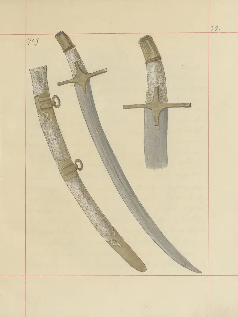 Angriffswaffen und Verteidigungswaffen in Polen. Bd. 2, Rüstungen und Waffenteile Pl.024 von Boleslaw Starzyński