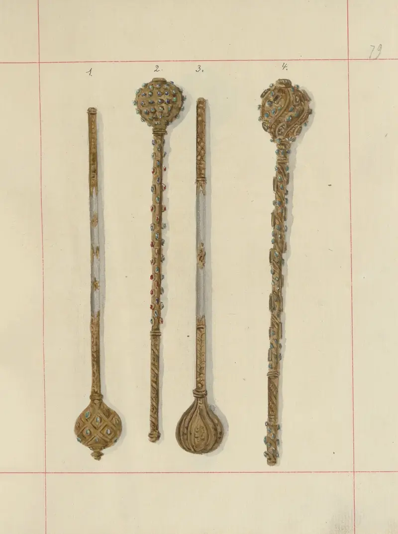 Angriffswaffen und Verteidigungswaffen in Polen. Bd. 2, Rüstungen und Rüstungsteile Pl. 064 von Boleslaw Starzyński