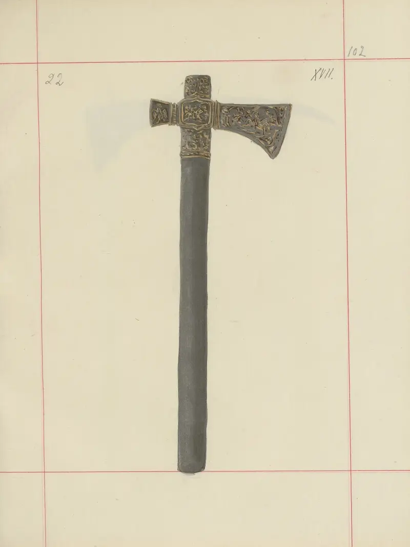 Broń zaczepna i odporna w Polsce. T. 2, Zbroje i części uzbrojenia Pl.082, Boleslaw Starzyński