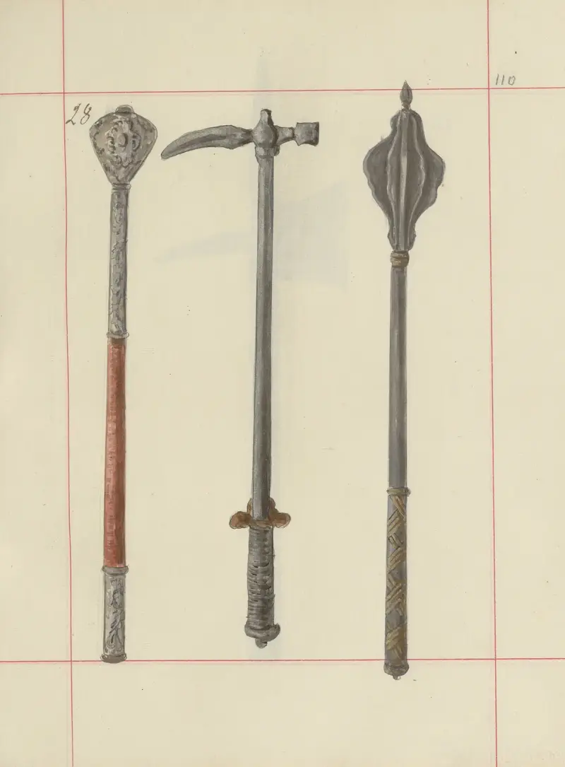 Angriffs- und Verteidigungswaffen in Polen. Bd. 2, Rüstungen und Ausrüstungsteile Pl.089 von Boleslaw Starzyński