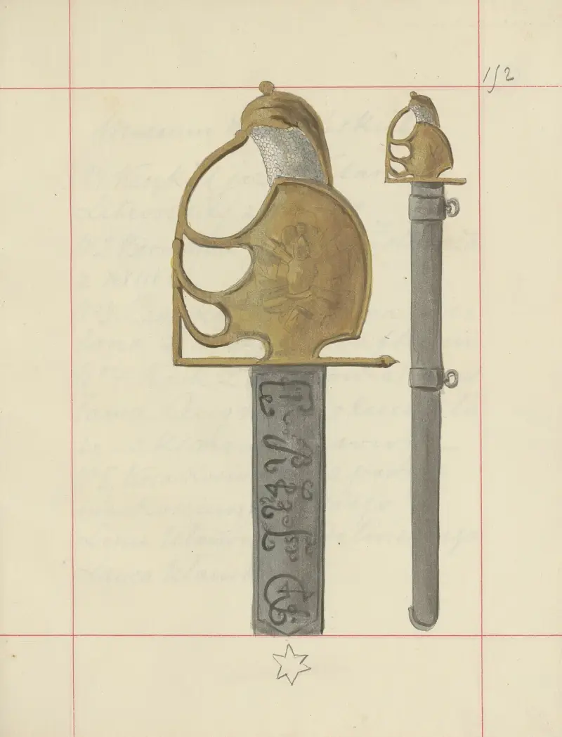 Angriffs- und Schutzwehr in Polen. Bd. 2, Rüstungen und Waffenteile Taf. 122 von Boleslaw Starzyński