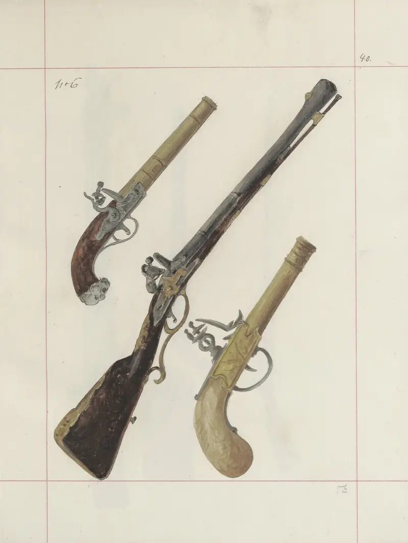 Polska vapen och utrustning, plansch 032 av Boleslaw Starzyński