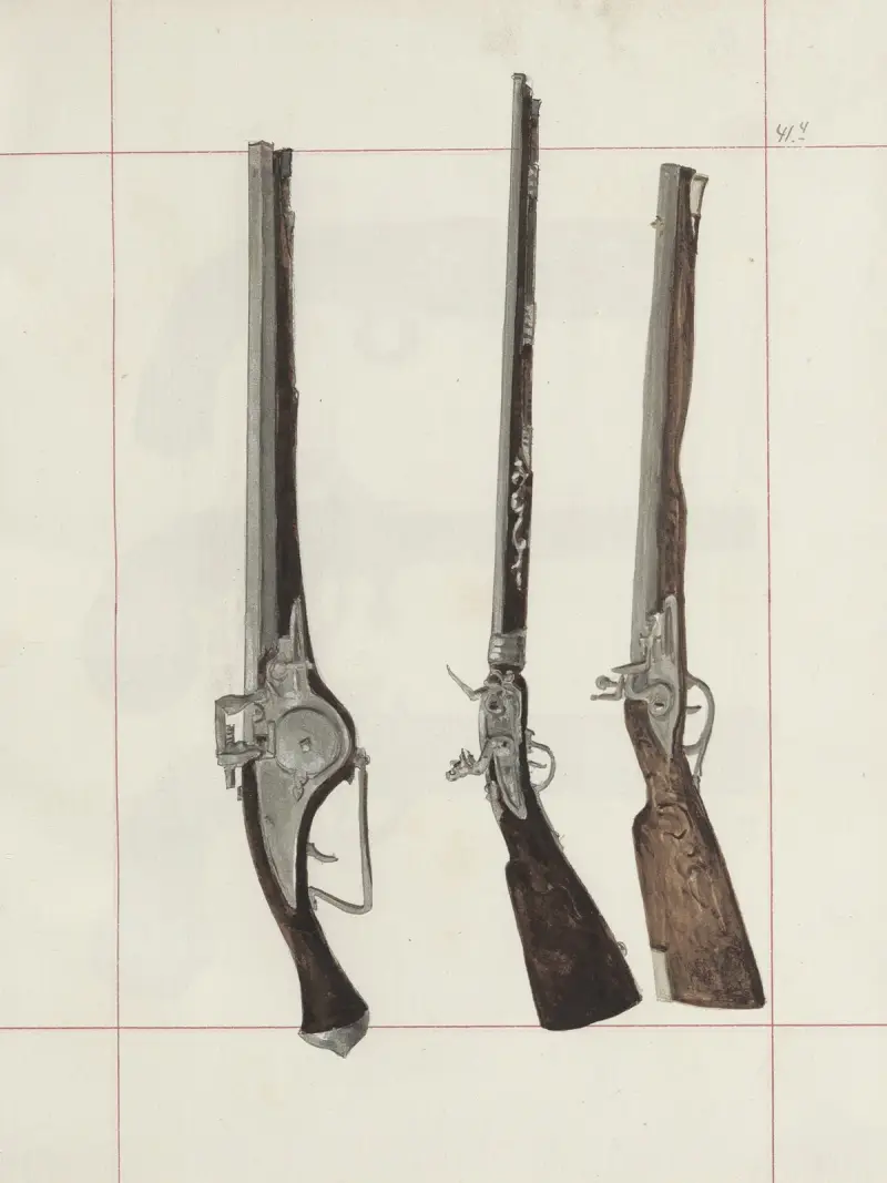 Angriffs- und Verteidigungswaffen in Polen. Bd. 3, Rüstungen, Schusswaffen, Sättel, Taf. 036 von Boleslaw Starzyński