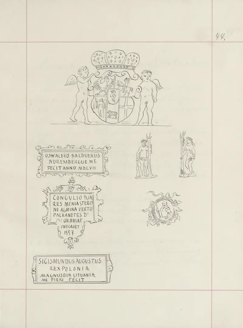 Broń zaczepna i odporna w Polsce. T. 3, Rynsztunki, broń palna, rzędy Pl.040, Boleslaw Starzyński