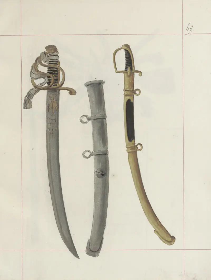 Broń zaczepna i odporna w Polsce. T. 3, Rynsztunki, broń palna, rzędy Pl.058 av Boleslaw Starzyński