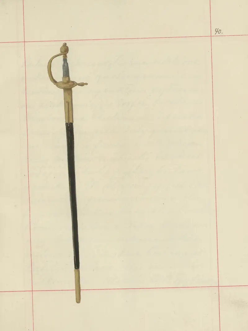 Angriffs- und Verteidigungswaffen in Polen. Bd. 4, Geknüpfte Gürtel, Zierden, Fahnen und Standarten, Pl. 033 von Boleslaw Starzyński
