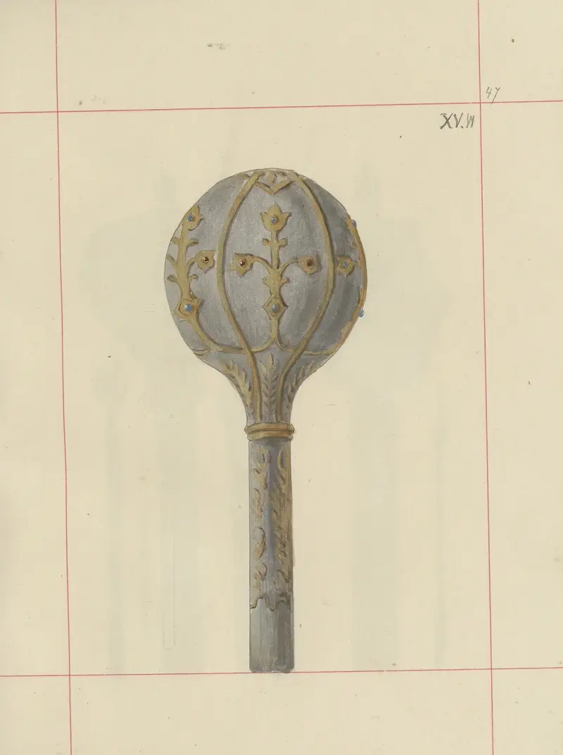 Offensiva och defensiva vapen i Polen. Vol. 4, Bälten, prydnader, fanor och standar Pl.038 av Boleslaw Starzyński