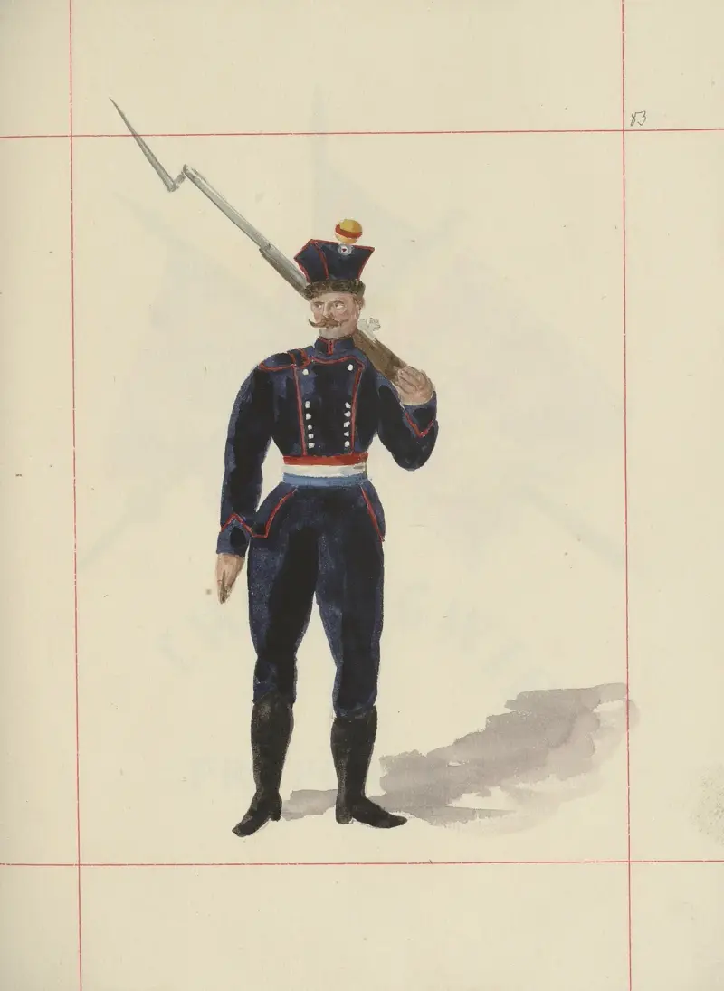 Angriffs- und Verteidigungswaffen in Polen. Bd. 4, Einfarbige Gürtel, Verzierungen, Fahnen und Standarten Pl.067 von Boleslaw Starzyński