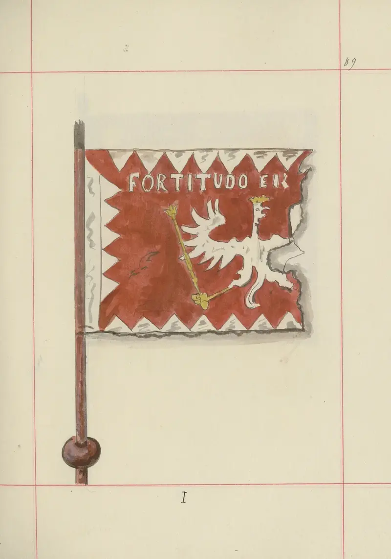 Angriffs- und Verteidigungswaffen in Polen. Bd. 4, Gürtel, Schmuck, Fahnen und Standarten Pl.072 von Boleslaw Starzyński