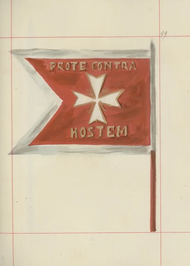 Offensiva och defensiva vapen i Polen. Vol. 4, Bälten, prydnader, fanor och standar Pl.082 av Boleslaw Starzyński