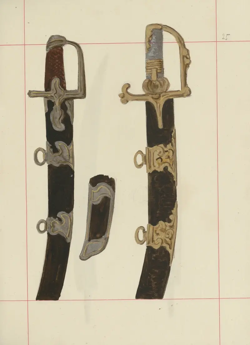 Angriffs- und Verteidigungswaffen in Polen. Bd. 5, Ergänzungen Taf. 019 von Boleslaw Starzyński