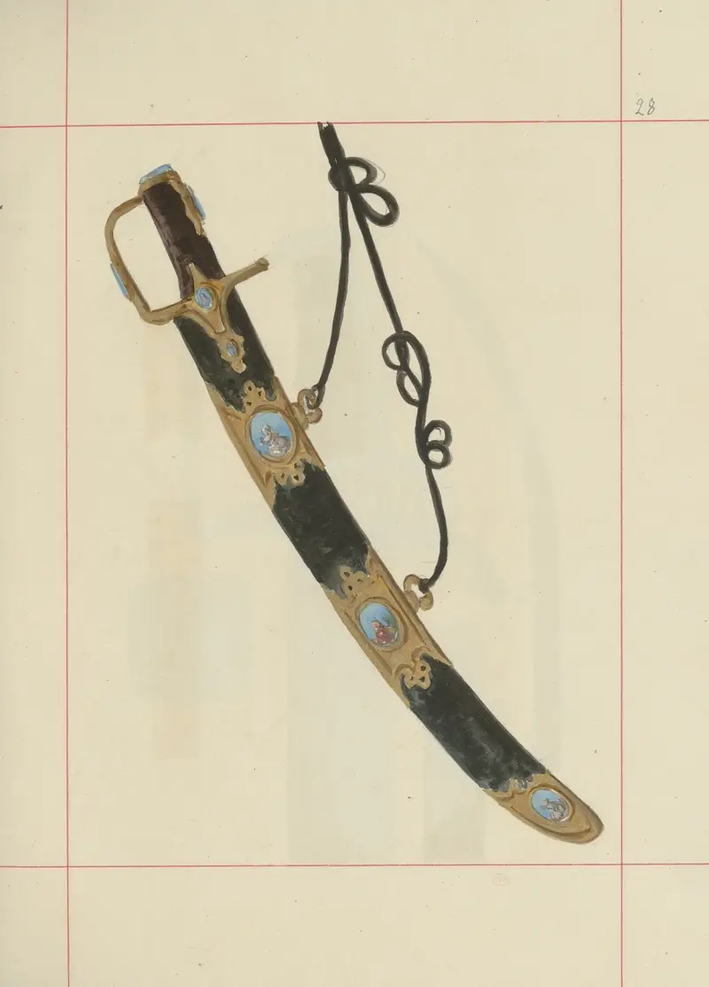 Angriffs- und Schutzwaffen in Polen. Bd. 5, Ergänzungen Taf. 022 von Boleslaw Starzyński