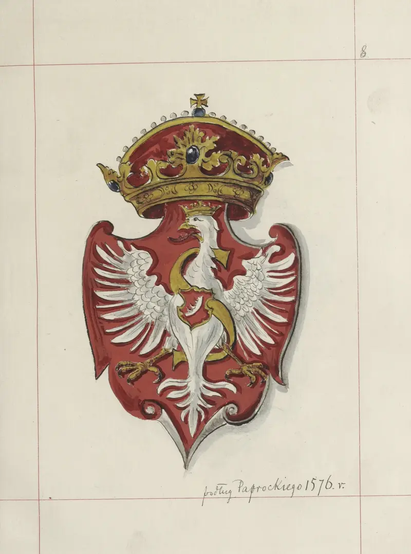 Erb Rzeczypospolitéj Polské a Velkého knížectví litevského. Díl 1, tabule 010, Boleslaw Starzyński