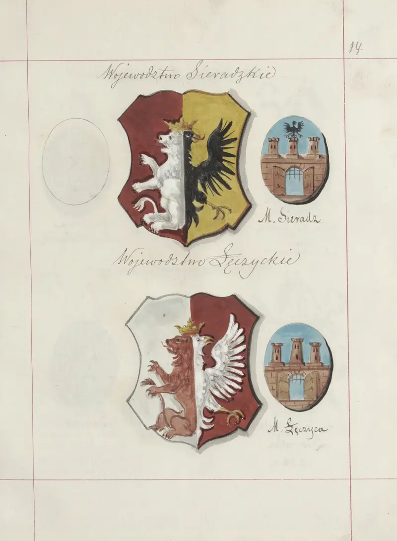 Wappen der Republik Polen und des Großfürstentums Litauen. Bd. 1 Bl. 017 von Boleslaw Starzyński