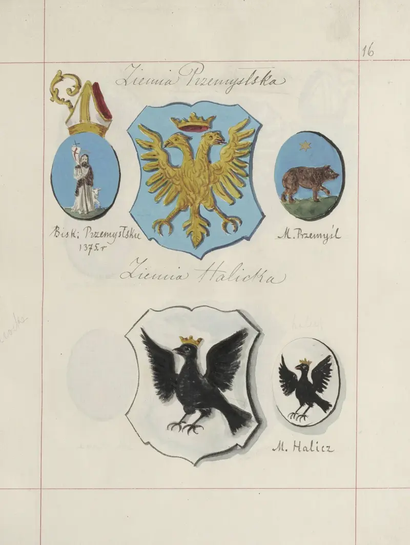 Wappen und Rüstungen in Polen und Litauen, Bd. 1, Tafel 21 von Boleslaw Starzyński