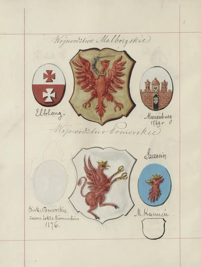 Herby Rzeczypospolitej Polskiej i W. X. Litewskiego. T. 1 Pl.026 av Boleslaw Starzyński