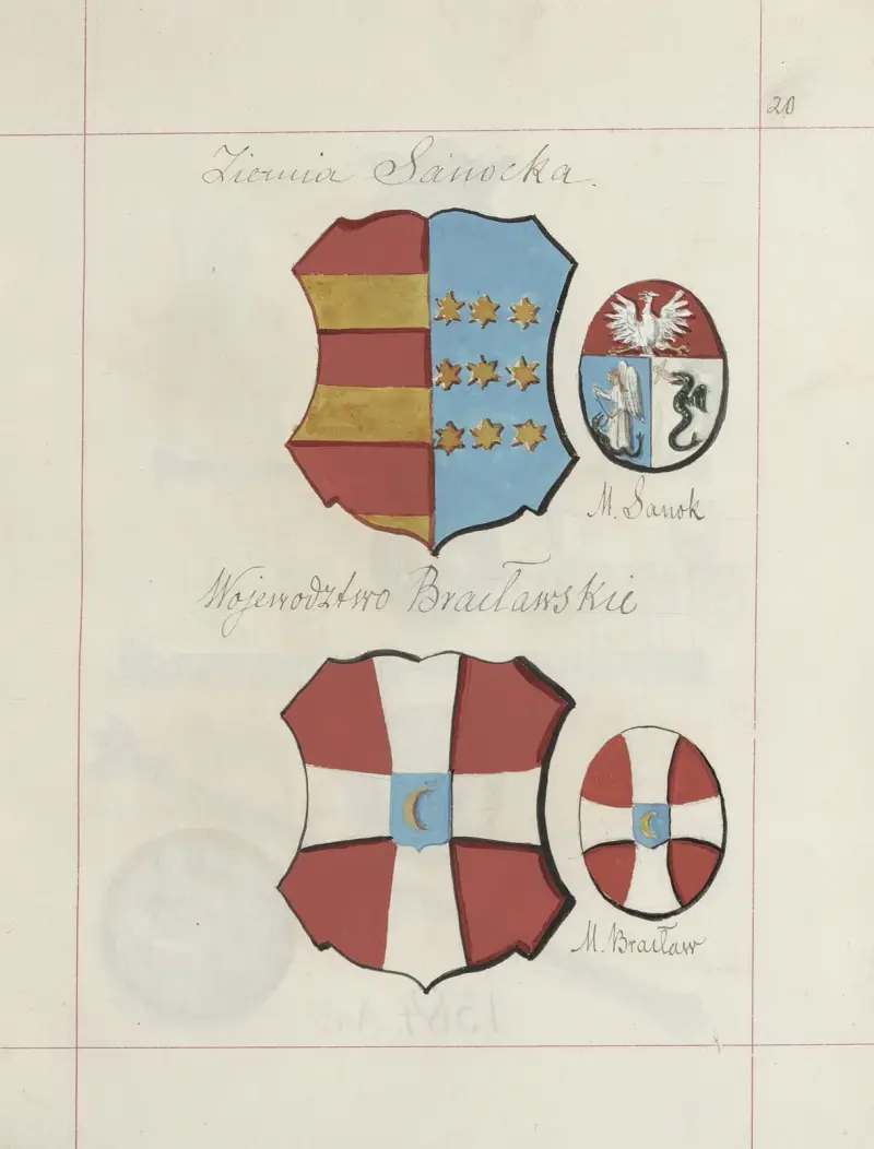 Herby Rzeczypospolitej Polskiej i W. X. Litewskiego. T. 1, plansza 29, Boleslaw Starzyński