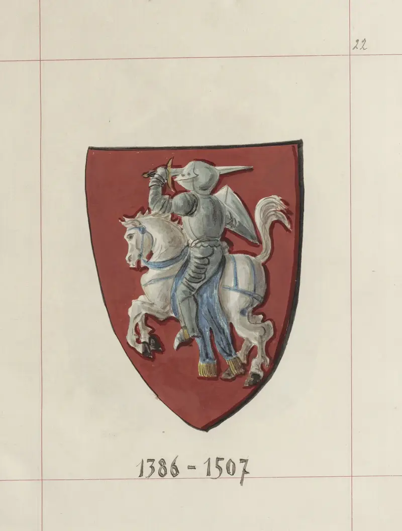 Wappen der Republik Polen und des Großfürstentums Litauen. Bd. 1 Taf. 032 von Boleslaw Starzyński