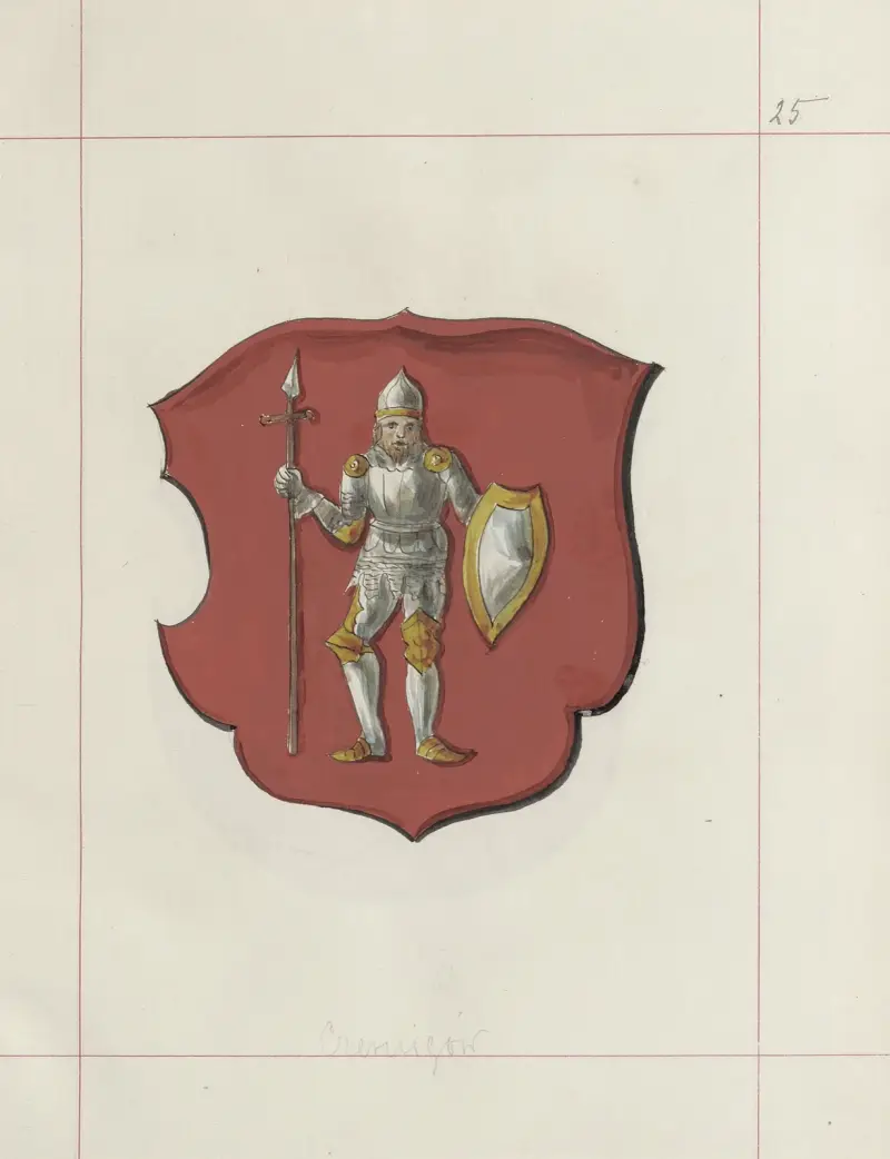 Wappen der Republik Polen und des Großfürstentums Litauen. Bd. 1 Taf. 035 von Boleslaw Starzyński