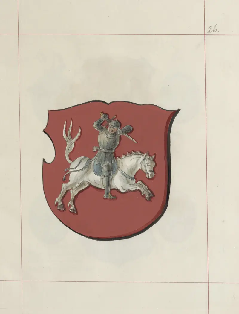 Herby Rzeczypospolitej Polskiej i W. X. Litewskiego. T. 1 Pl. 036, Boleslaw Starzyński