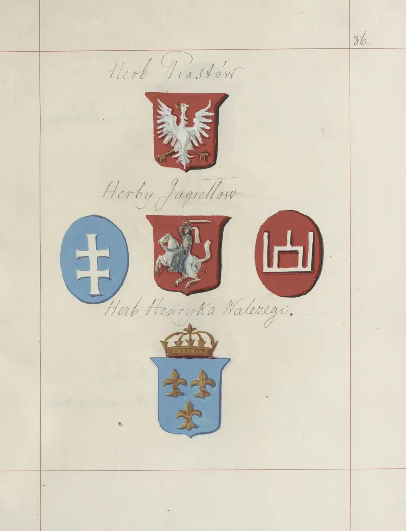 Herby Rzeczypospolitej Polskiej i W. X. Litewskiego. T. 1 Pl.055 av Boleslaw Starzyński