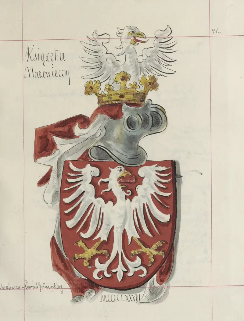 Wappen der Republik Polen und des Großfürstentums Litauen. Bd. 1 Taf. 67 von Boleslaw Starzyński