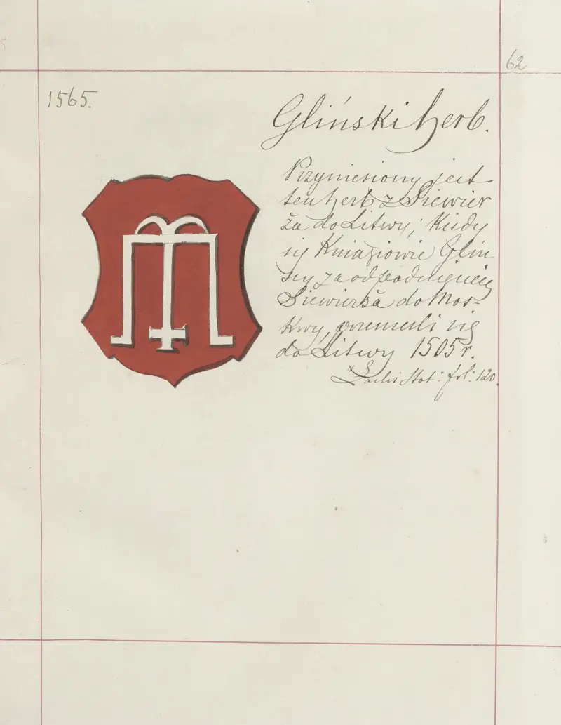 Wappen der Republik Polen und des Großfürstentums Litauen. Bd. 1 Taf. 084 von Boleslaw Starzyński