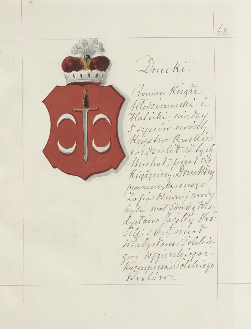 Wappen der Republik Polen und des Großfürstentums Litauen. Bd. 1 Bl. 091 von Boleslaw Starzyński