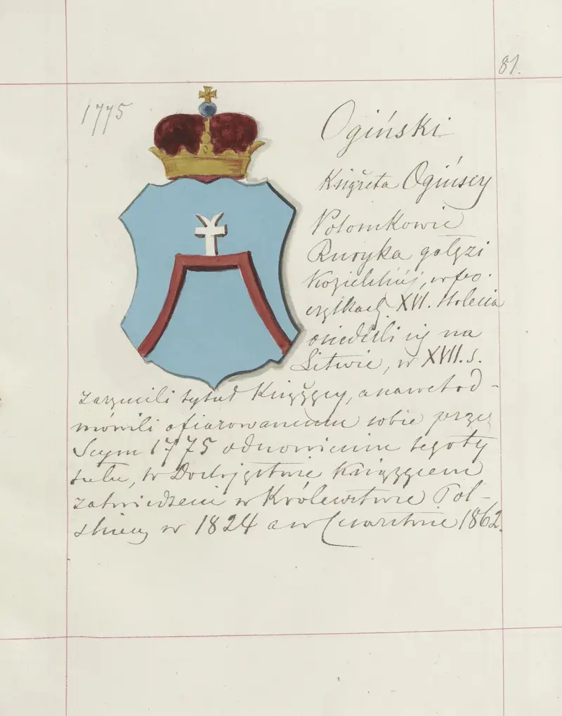 Herby Rzeczypospolitej Polskiej i W. X. Litewskiego. T. 1 Pl.107, Boleslaw Starzyński