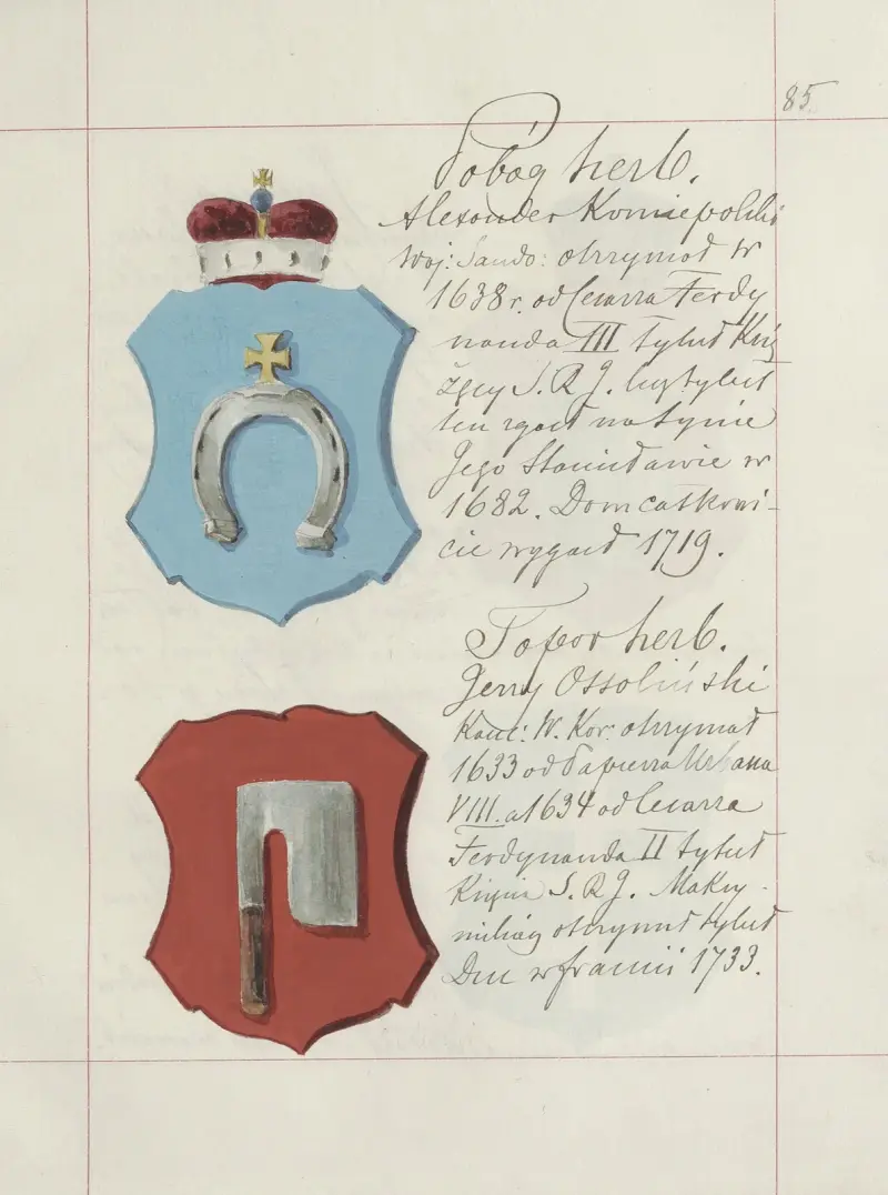Herby Rzeczypospolitej Polskiej i W. X. Litewskiego. T. 1 Pl. 111, Boleslaw Starzyński