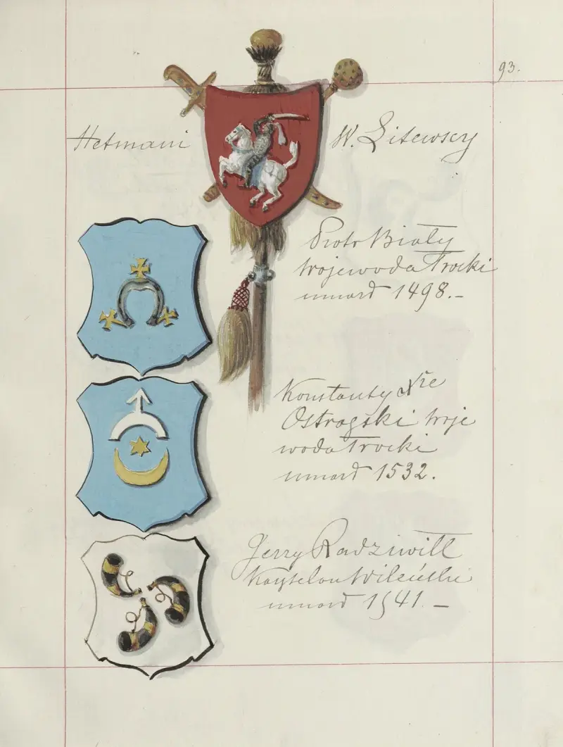Herby Rzeczypospolitej Polskiej i W. X. Litewskiego. T. 1 Pl. 126, Boleslaw Starzyński