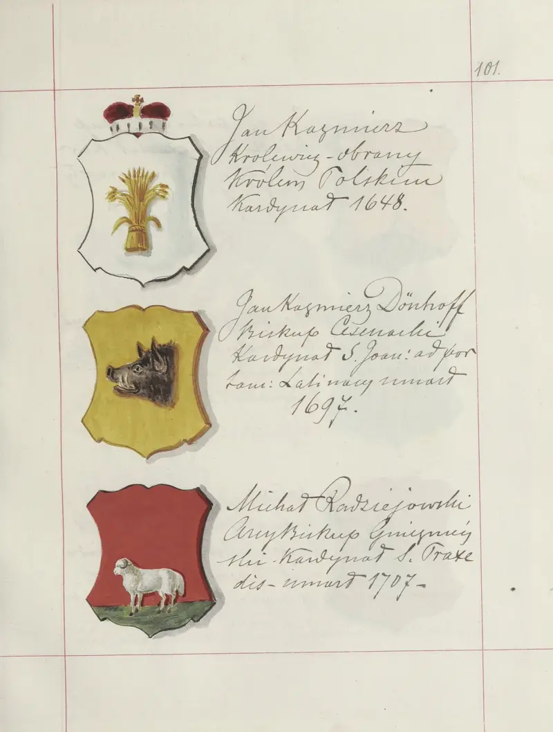 Wappen der Republik Polen und des Großfürstentums Litauen. Bd. 1 Taf. 142 von Boleslaw Starzyński