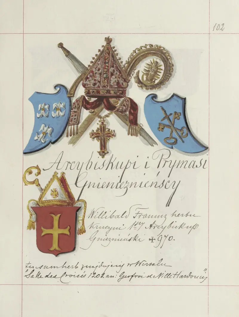 Wappen der Republik Polen und des Großfürstentums Litauen. Bd. 1 Taf. 144 von Boleslaw Starzyński