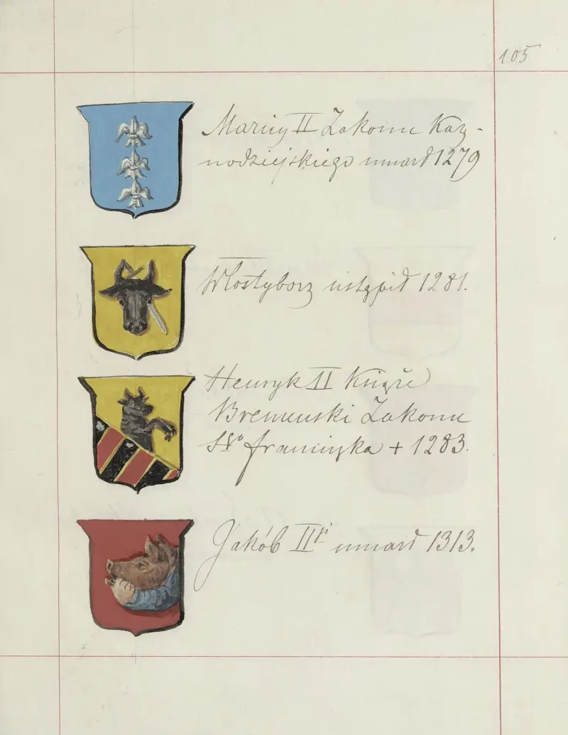 Herby Rzeczypospolitej Polskiej i W. X. Litewskiego. T. 1 Pl.150 av Boleslaw Starzyński