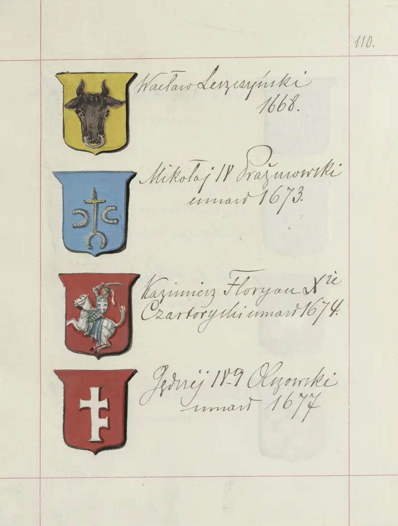 Wappen der Republik Polen und des Großfürstentums Litauen. Bd. 1 Taf. 160 von Boleslaw Starzyński