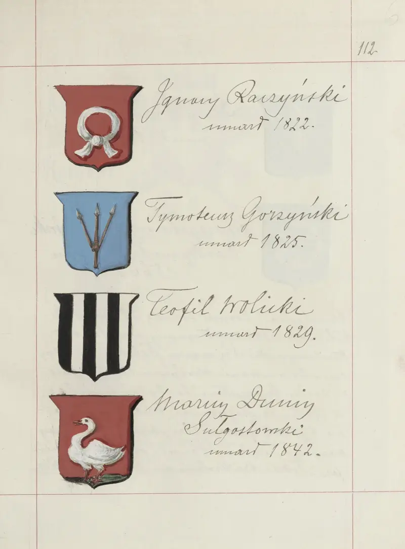 Herby Rzeczypospolitej Polskiej i W. X. Litewskiego. T. 1 Pl. 164, Boleslaw Starzyński