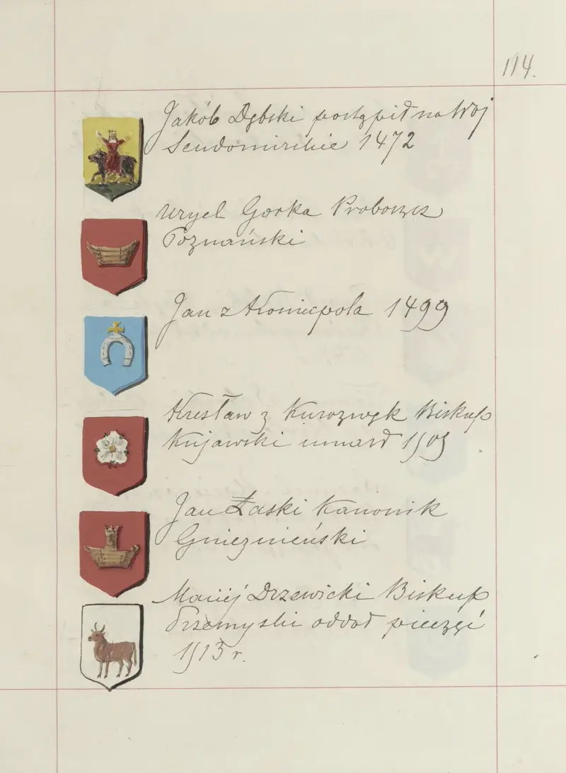 Wappen der Republik Polen und des Großfürstentums Litauen. Bd. 1, Taf. 168 von Boleslaw Starzyński